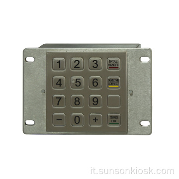 Pin Pad per chiosco con tastiera PCI EPP ATM